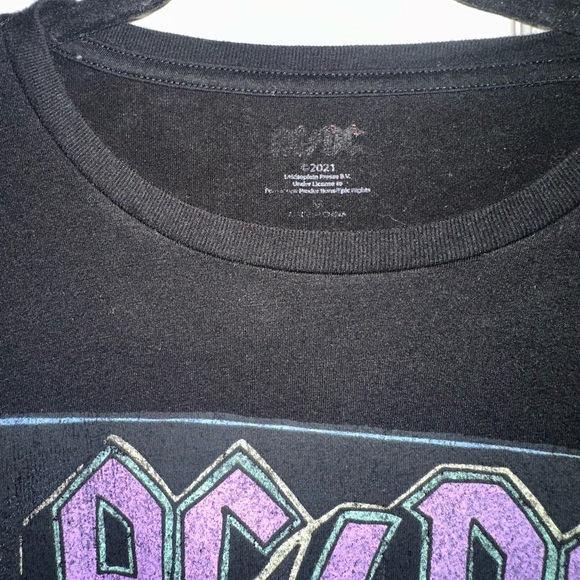 ACDC 2021 branded Black T-shirt.  “For those about to Rock.” - Picture 4 of 5